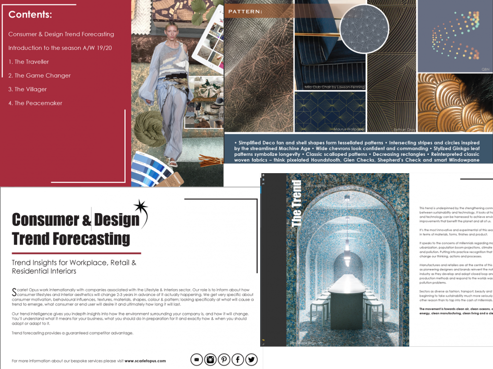Design Trends AW2019 Color Pattern Texture Material